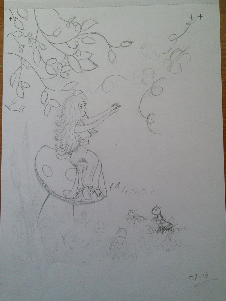 Forest Spirit Sketch 2